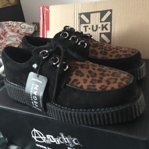 Brand new Tuk cheetah creepers VEGAN
